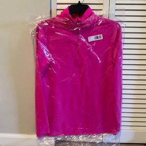 Jude Connally hot pink half zip long sleeve jacket